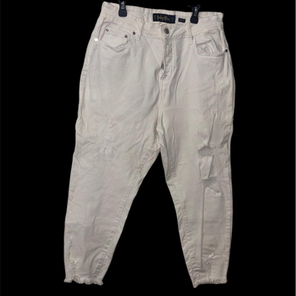 Indigo Rein‎ Curvy White Jeans